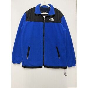 Vintage The North Face Fleece Jacket Men's 3XL Blue Black Summer Series Full Zip